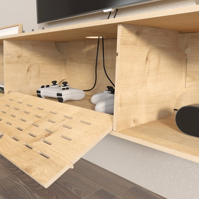 Hanah Home Sima - Oak Soporte para TV Hanah Home Sima - Oak Soporte para TV